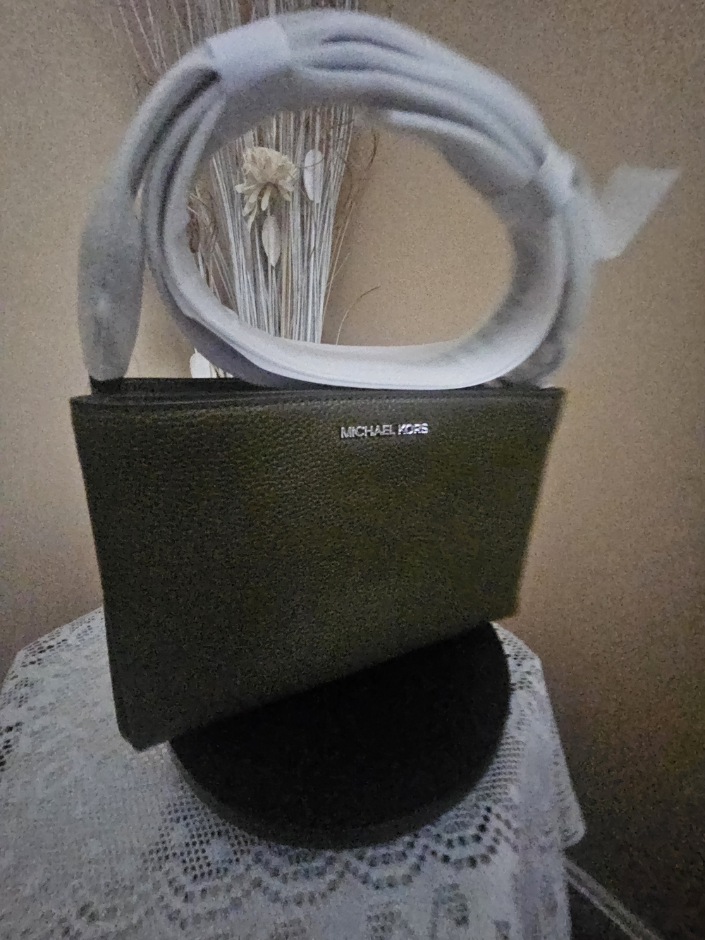💞❣️"Womens Michael Kors Dark Olive Green Leather Crossbody Bag - NWT💓❣️